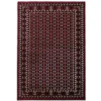 KADIMA DESIGN Teppich Waschbar Orient-Design Modern Strapazierfähig Esszimmer Flur Rot 120x170 cm OEKO-TEX Schadstoffgeprüft – ALETSCH von