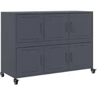 Helloshop26 - Buffet Sideboard Kommode Kleiderschrank Aufbewahrungsmöbel Organizer für Küche Wohnzimmer Lounge 100,5 x 39 x 72 cm 02_0029686