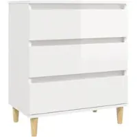 Helloshop26 - Buffet Sideboard Kommode Schrank Aufbewahrungseinheit Organizer für Küche Wohnzimmer Hochglanzlackierung 60 x 35 x 70 02_0030660