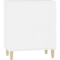 Helloshop26 - Buffet Sideboard Kommode Schrank Aufbewahrungseinheit Organizer für Küche Wohnzimmer Lounge 60 x 35 x 70 cm weißes 02_0030354