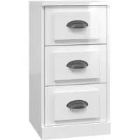 Helloshop26 - Buffet Sideboard Kommode Schrank Aufbewahrungseinheit Organizer für Küche und Wohnzimmer Hochglanzlackierung 36 x 02_0030636