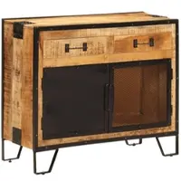 Helloshop26 - Buffet Sideboard Kommode Kleiderschrank Aufbewahrungsmöbel Organizer für Küche Wohnzimmer Lounge 80 x 31 x 66 cm 02_0029656