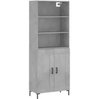 Helloshop26 - Buffet Sideboard Kommode Schrank Aufbewahrungseinheit Organizer Küche Wohnzimmer Lounge hoch 69,5 x 34 x 180 cm 02_0034515