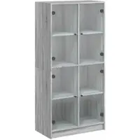 Helloshop26 - Buffet Sideboard Kommode Kleiderschrank Aufbewahrungsmöbel Organizer Küche Wohnzimmer Lounge hoch mit Türen 02_0032243