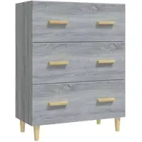 Helloshop26 - Buffet Sideboard Kommode Kleiderschrank Aufbewahrungsmöbel Organizer Küche Wohnzimmer Lounge Sonoma 70 x 34 x 90 cm 02_0036510