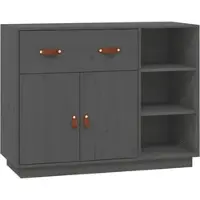 Helloshop26 - Buffet Sideboard Kommode Kleiderschrank Aufbewahrungsmöbel Organizer für Küche Wohnzimmer Lounge 98,5 x 40 x 75 cm 02_0031811