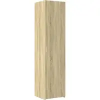 Helloshop26 - Buffet Sideboard Kommode Kleiderschrank Aufbewahrungsmöbel Organizer Küche Wohnzimmer Lounge hohe Sonoma-Eiche 45 x 02_0034066