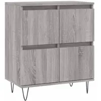 Helloshop26 - Buffet Sideboard Kommode Kleiderschrank Aufbewahrungsm√∂bel Organizer Küche Wohnzimmer Lounge Sonoma 60 x 35 x 70 cm 02_0036404