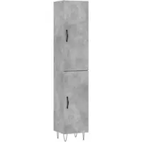 Helloshop26 - Buffet Sideboard Kommode Schrank Aufbewahrungsm√∂bel Organizer Küche Wohnzimmer Lounge hoch 34,5 x 34 x 180 cm 02_0034330