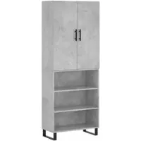 Helloshop26 - Buffet Sideboard Kommode Kleiderschrank Aufbewahrungsmöbel Organizer Küche Wohnzimmer Lounge hoch 69,5 x 34 x 180 cm 02_0034670
