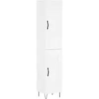 Helloshop26 - Buffet Sideboard Kommode Schrank Aufbewahrungseinheit Organizer Küche Wohnzimmer Lounge hoch 34,5 x 34 x 180 cm 02_0032297