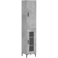 Helloshop26 - Buffet Sideboard Kommode Schrank Aufbewahrungsm√∂bel Organizer Küche Wohnzimmer Lounge hoch 34,5 x 34 x 180 cm 02_0034275