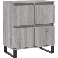 Helloshop26 - Buffet Sideboard Kommode Kleiderschrank Aufbewahrungsmöbel Organizer für Küche Wohnzimmer Lounge Sonoma 60 x 35 x 70 02_0036403