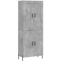 Helloshop26 - Buffet Sideboard Kommode Kleiderschrank Aufbewahrungsmöbel Organizer Küche Wohnzimmer Lounge hoch 69,5 x 34 x 180 cm 02_0034603