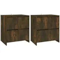 Helloshop26 - Buffet Sideboard Kommode Kleiderschrank Aufbewahrungsmöbel Organizer für Küche Wohnzimmer Lounge 2er-Set 70 x 41 x 75 02_0036748