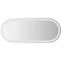 vidaXL LED-Badspiegel 90x40 cm Oval