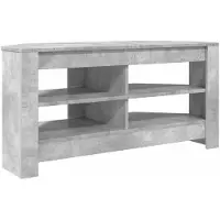 vidaXL EckTVSchrank 102 x 40,5 x 45 cm Beton Grau Holzwerkstoff