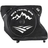 Vevor Fahrrad Transporttasche, Rennradtasche mit TSA-Schloss & Doppelreißverschluss, Fahrradtasche für Radstände von 94–106 cm, für Flugreisen, Outdoor-Aktivitäten, Flugzeug, Auto, Zug & U-Bahn
