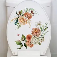 OEM Blumenblätter Badkamer Deko-Muursticker (20x30cm)