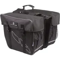 Famanu Fahrradtasche Amsterdam Double 30L Schwarz - Robust und Geräumig