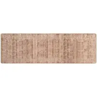 vidaXL Teppichläufer MARSA Weiß 80 x 450 cm Polyester und PVC