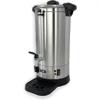 HCB Wasserkocher - doppelwandig mit Tropfschale - 8,7 Liter - 230V - Edelstahl - 1340
