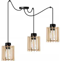 Light11 HOME Moderne Led-Deckenhängelampe Aus Holz