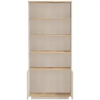 Vente-unique Bücherregal Lotula Beige Naturfarben Hell 75.5 cm