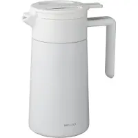 Hario doppelwandige Thermokanne mit Keramikbeschichtung, 600 ml – Weiß
