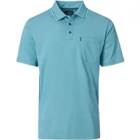 Casamoda Casa Moda - Herren Polo-Shirt unifarben in verschiedenen Farben (993106500), Größe:4XL, Farbe:türkis (397)