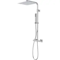 OEM Regendusche aus Edelstahl - 30x30 cm - Chrom - ohne Armatur
