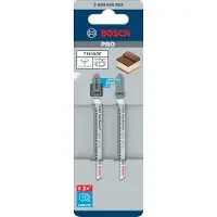Bosch PRO Hardwood clean curve T101AOF Stichsägeblatt, 83 mm, 2-tlg.