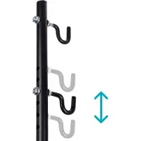 Macleans Fahrradträger MC-434 Fahrrad Service Fahrradständer bis 20kg belastbar passend für MTB-Räder Stahl Schwarz