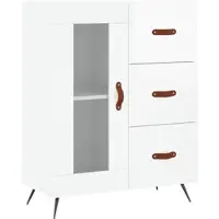 Helloshop26 - Buffet Sideboard Kommode Schrank Aufbewahrungseinheit Organizer für Küche und Wohnzimmer Hochglanzlackierung 69,5 x 02_0030729