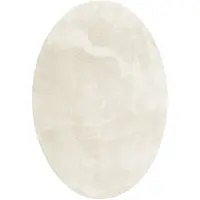 vidaXL Bereichsteppiche Oval HUARTE Creme 160 x 230 cm 100 %Polyester