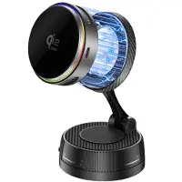 4smarts 541762, Auto, Drinnen, USB, Kabelloses Aufladen, Grau