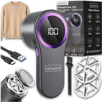 Zenwire Rasierer - Kleiderrasierer - für Pullover - Elektrorasierer - Akku - Netzbetrieb - USB-C X2