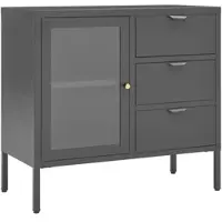 Helloshop26 - Buffet Sideboard Kommode Kleiderschrank Aufbewahrungsmöbel Organizer für Küche Wohnzimmer Lounge 75 x 35 x 70 cm 02_0029711