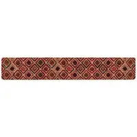 vidaXL Teppichläufer MARSA Mehrfarbig 50 x 350 cm Polyester und PVC