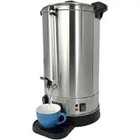 HCB Wasserkocher - doppelwandig mit Tropfschale - 20,5 Liter - 230V - Edelstahl - 1342