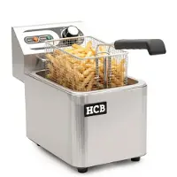 HCB Fritteuse - 4,5 Liter - 230V - Edelstahl