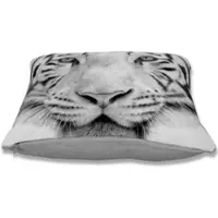 Bestlivings Kissenhülle 2er Pack Fotodruck 40 x 40 cm Tiger Grey