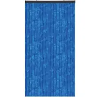 Bestlivings Flauschvorhang Sondergröße - Breite: 140cm - Länge: 275cm, Blau