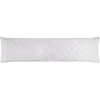 Bestlivings Seitenschläfer Kissenhülle 40x140cm + Premium Kissen anthrazit - dunkelgrau