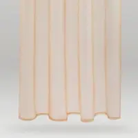 Bestlivings Dekoschal Noella Schlaufe Voile 2er Pack 140 x 175cm beige - nude