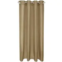 Bestlivings Gardine Blickdicht Taupe 140x175cm Ösen - Taupe dunkel