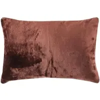 Bestlivings Dekokissen Kuschel Kissenbezug mit Reißverschluss 40 x 60 cm Braun