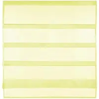 Bestlivings Bistrogardine Raffoptik mit Stangendurchzug Sky 100 cm x 110 cm Gelb
