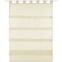 Bestlivings Sky Gardine Raffoptik Schlaufe 80 x 110 cm beige