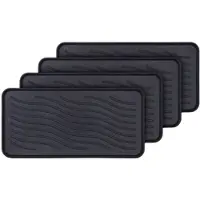 Bestlivings Schuhabtropfschale Fußmatte Schuhschale L 50 cm x 38 cm 4er Pack
